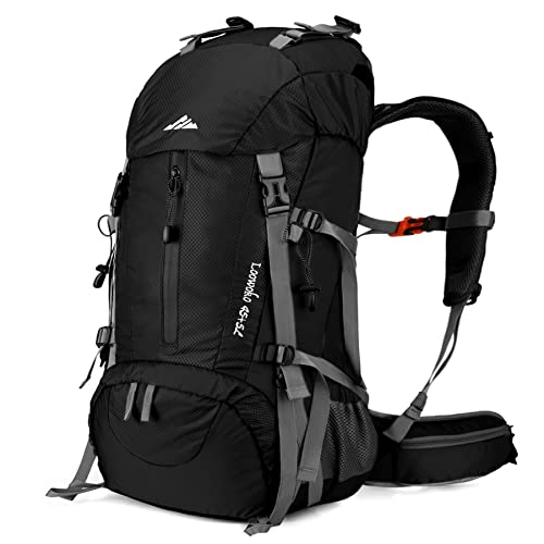 Loowoko Wanderrucksack 50L mit Regenschutz,...