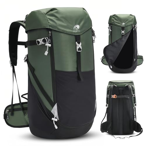 Outplea 50L Groß Wanderrucksack mit Öffnung...