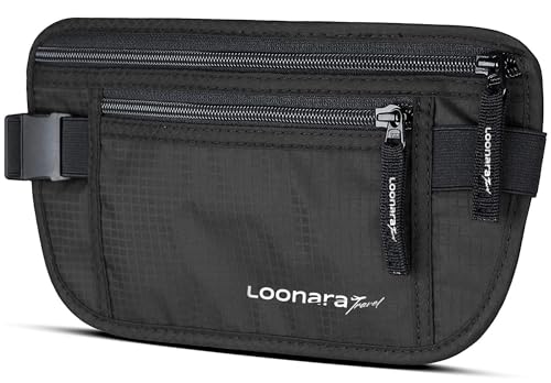 Flache Bauchtasche Diebstahlsicher mit RFID...