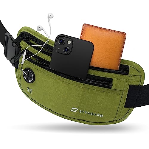 Flache Bauchtasche diebstahlsicher RFID...
